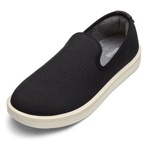 allbirds Wool Lounger Woven Womens Size 9 Shoes Black Slip On Sneakers new